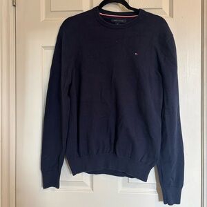 Tommy Hilfiger Navy Blue Classic Crewneck Sweater